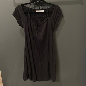 free people beach soze small black dress wirh pockets and open back